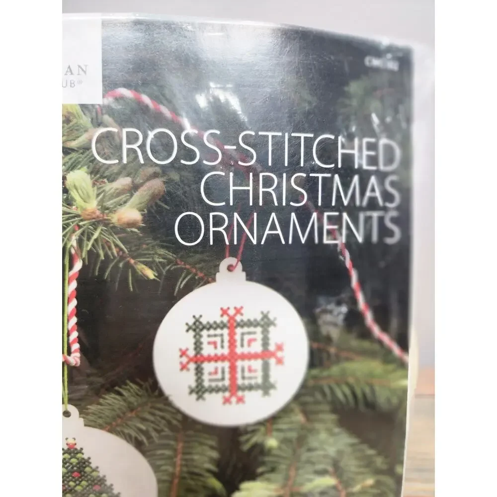 Annie's Creative Woman Crossed-Stitched Christmas Ornaments Kit